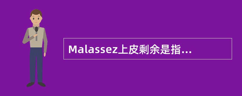 Malassez上皮剩余是指A、牙板上皮剩余B、上皮根鞘的残余C、缩余釉上皮D、