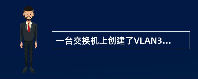 一台交换机上创建了VLAN3、VLAN4和VLAN5。Trunk链路上没有使能G