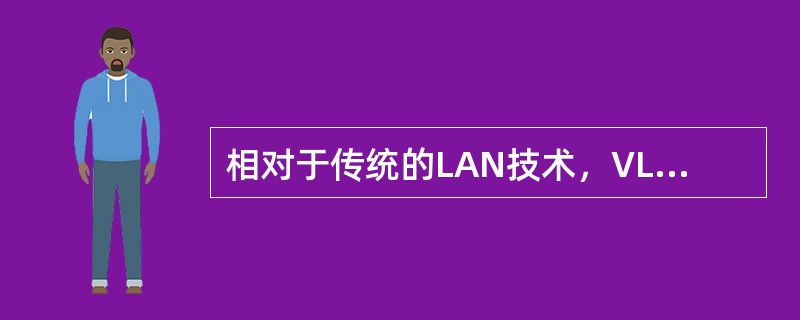 相对于传统的LAN技术，VLAN具有如下优势：（）