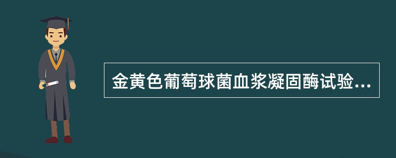 金黄色葡萄球菌血浆凝固酶试验的步骤为（）