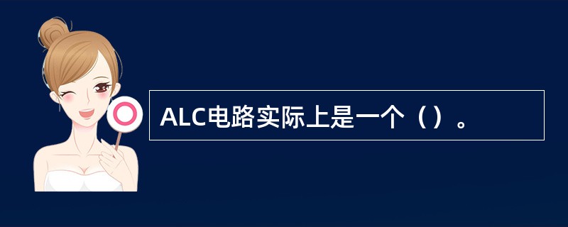 ALC电路实际上是一个（）。