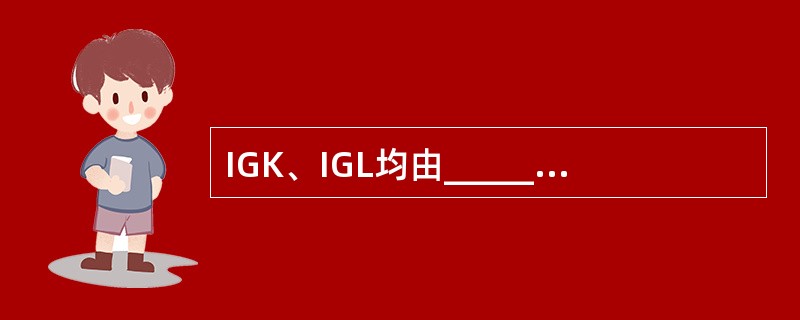 IGK、IGL均由______、______、______三个不连续的基因簇组成