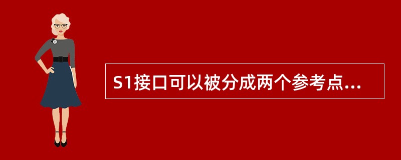 S1接口可以被分成两个参考点。S1-MME用于业务数据流，S1-UP用于控制平面