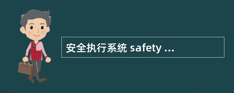 安全执行系统 safety actuation system