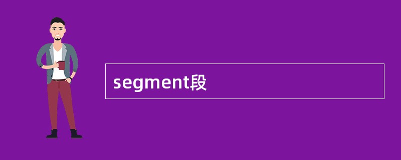 segment段