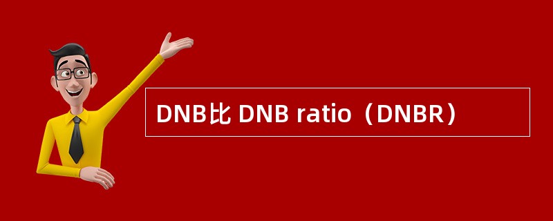 DNB比 DNB ratio（DNBR）