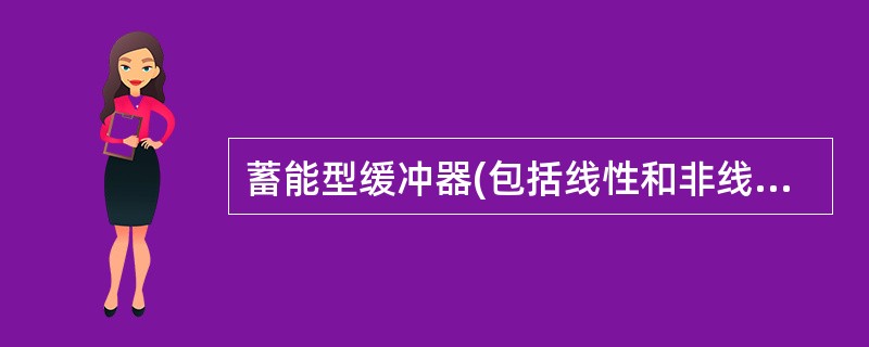 蓄能型缓冲器(包括线性和非线性)只能用于最大额定速度小于或等于（）m/s的电梯。