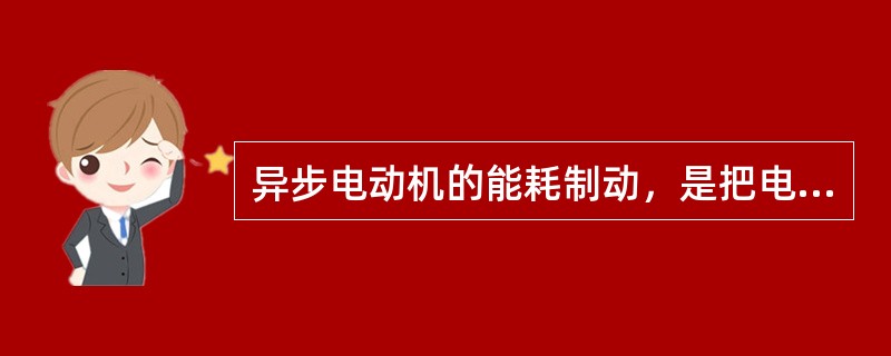 异步电动机的能耗制动，是把电动机定子绕组接到（）上进行的。