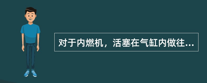 对于内燃机，活塞在气缸内做往复运动时有（），其中活塞顶端离曲轴旋转中心最远处，称