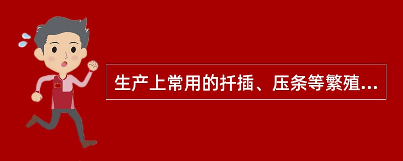 生产上常用的扦插、压条等繁殖苗木的方法，利用的就是植物能产生（）的特性。