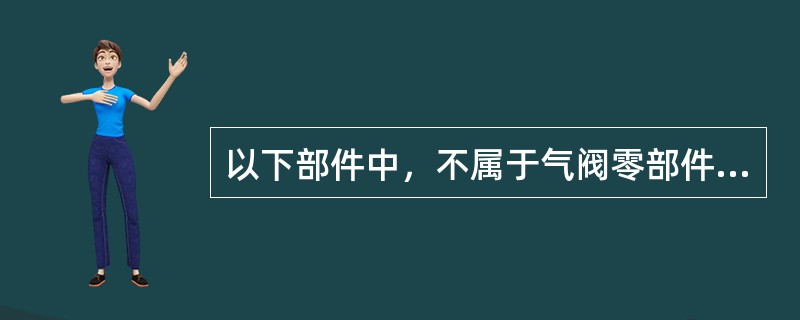 以下部件中，不属于气阀零部件的是（）。