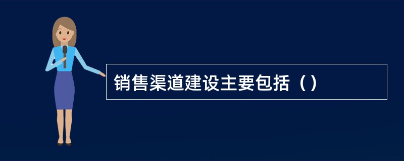 销售渠道建设主要包括（）