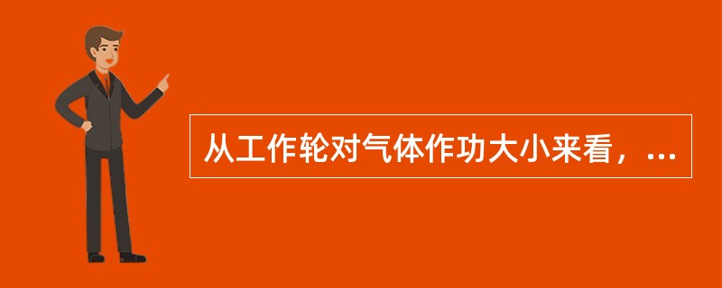 从工作轮对气体作功大小来看，离心式压缩机前向叶轮做功（）