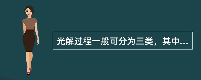 光解过程一般可分为三类，其中不包括（）。