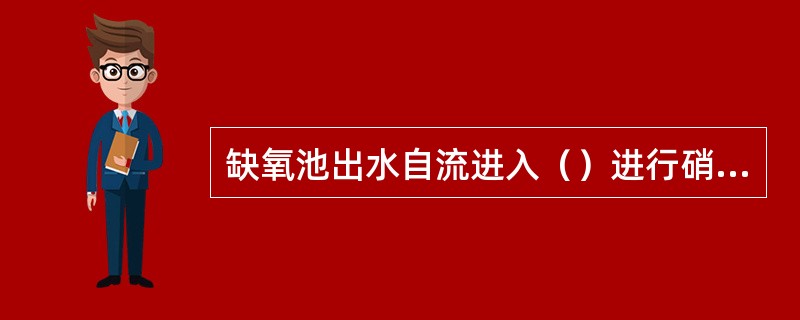 缺氧池出水自流进入（）进行硝化反应，大量的有机物在此得以去除。