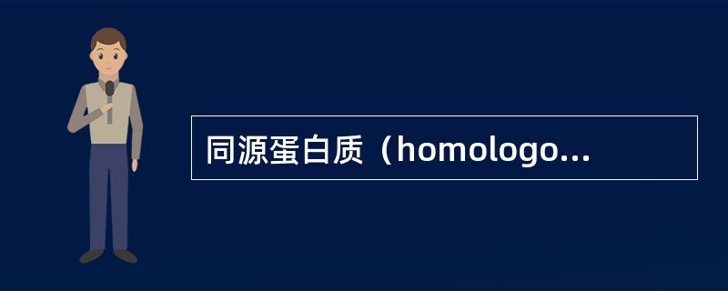 同源蛋白质（homologous proteins）