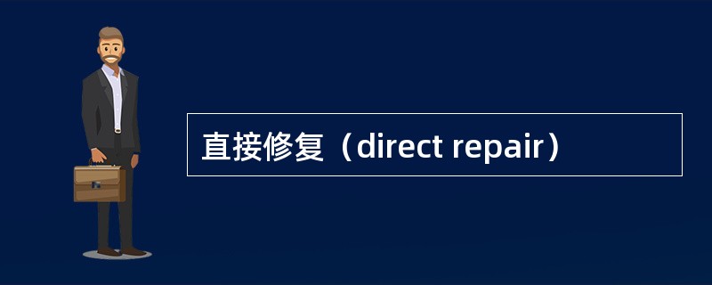 直接修复（direct repair）