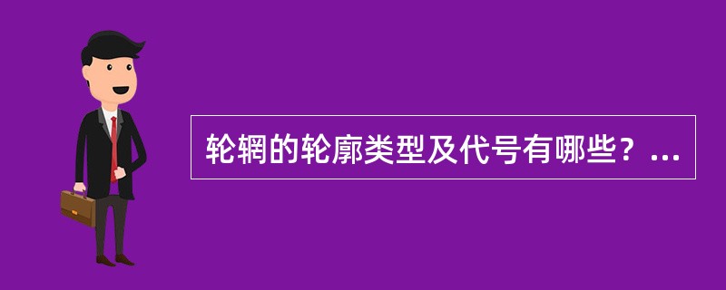 轮辋的轮廓类型及代号有哪些？其结构形式又有几种？国产轮辋的规格代号是如何规定和表