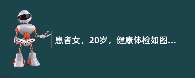 患者女，20岁，健康体检如图，根据胆囊声像图，提示（）。