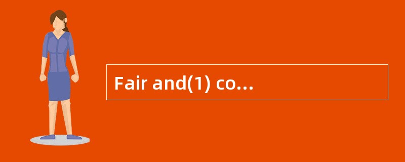 Fair and(1) competition in government pr