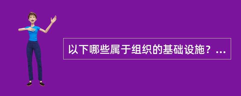 以下哪些属于组织的基础设施？（）