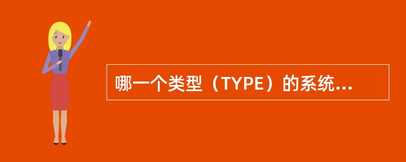 哪一个类型（TYPE）的系统可储存64个航段的信息？（）