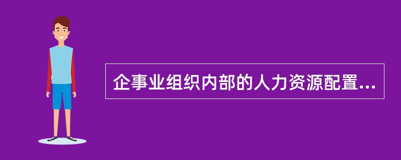 企事业组织内部的人力资源配置形式不包括（）。