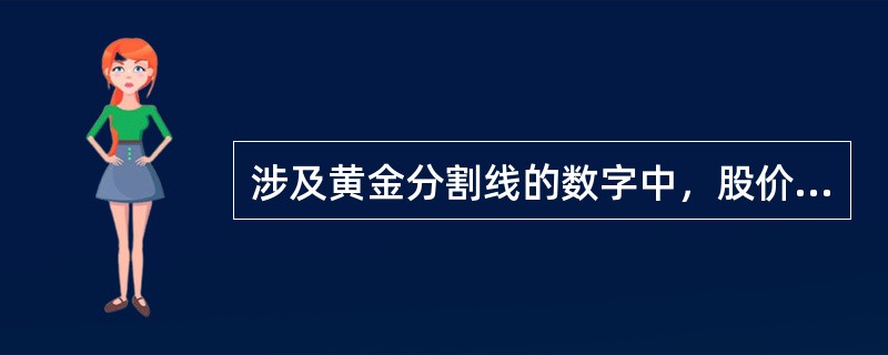 涉及黄金分割线的数字中，股价极易在下列哪些数字产生的黄金分割线处产生支撑和压力？