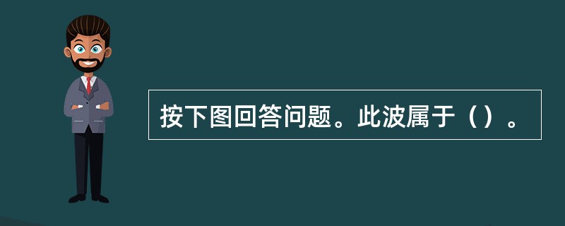 按下图回答问题。此波属于（）。