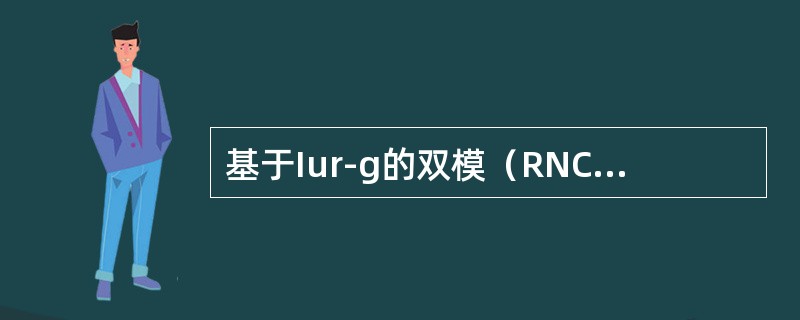 基于Iur-g的双模（RNC/BSC）控制器不适用于分离的RNC和BSC网元