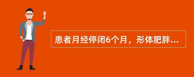 患者月经停闭6个月，形体肥胖，胸闷泛恶，神疲倦怠，纳少痰多，带下量多、色白；苔腻