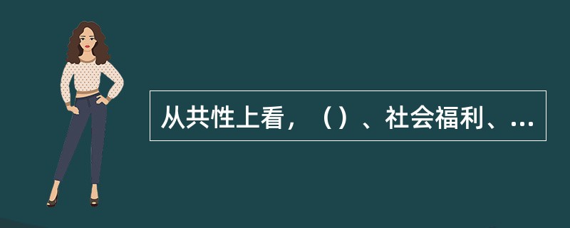 从共性上看，（）、社会福利、社会保险显然是社会保障体系不可或缺的组成部分。