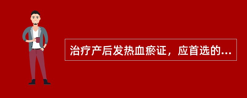 治疗产后发热血瘀证，应首选的方剂是（）