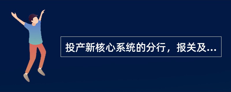 投产新核心系统的分行，报关及时通银行端系统“取单行信息查询”中增加查询（）信息。