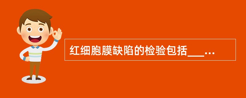 红细胞膜缺陷的检验包括____、_____、____和_____等。