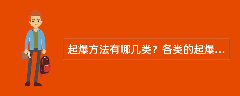 起爆方法有哪几类？各类的起爆程序有何特点？