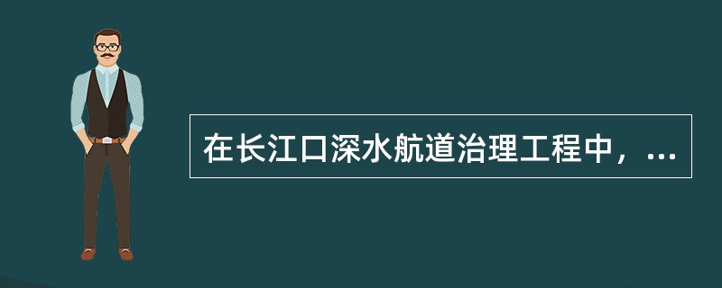 在长江口深水航道治理工程中，导堤的护底结构中大量应用了土工织物护底软体排，主要是