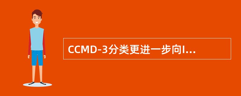 CCMD-3分类更进一步向ICD-10靠拢()