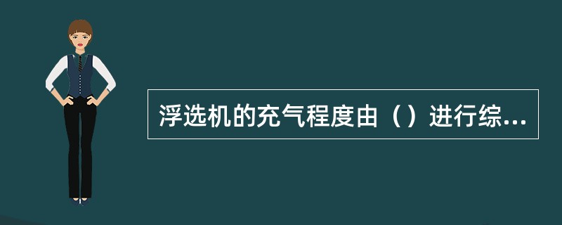 浮选机的充气程度由（）进行综合评定。