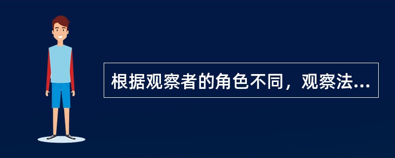 根据观察者的角色不同，观察法可分为（）和（）两大类。