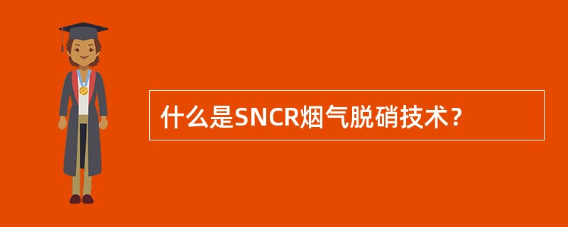 什么是SNCR烟气脱硝技术？