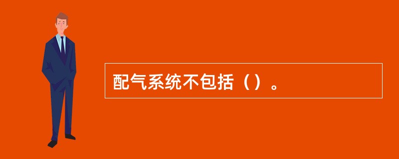 配气系统不包括（）。