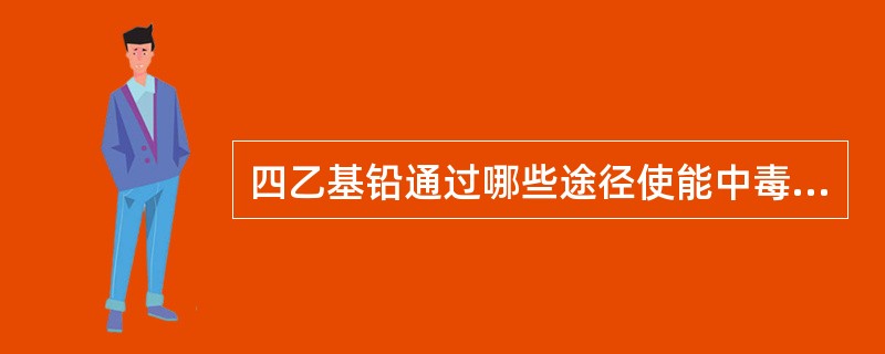 四乙基铅通过哪些途径使能中毒？应该如何防止？