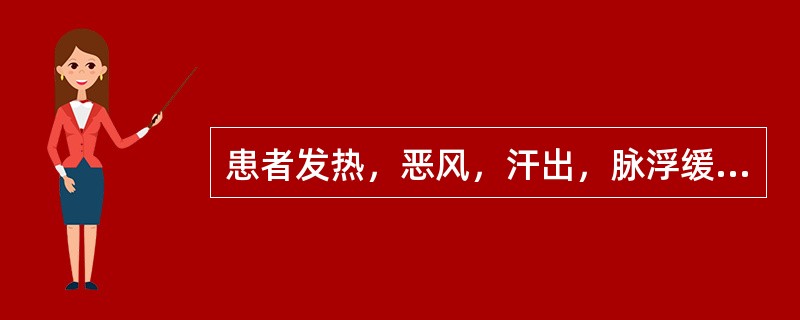 患者发热，恶风，汗出，脉浮缓，或见鼻鸣，干呕的治法是（）