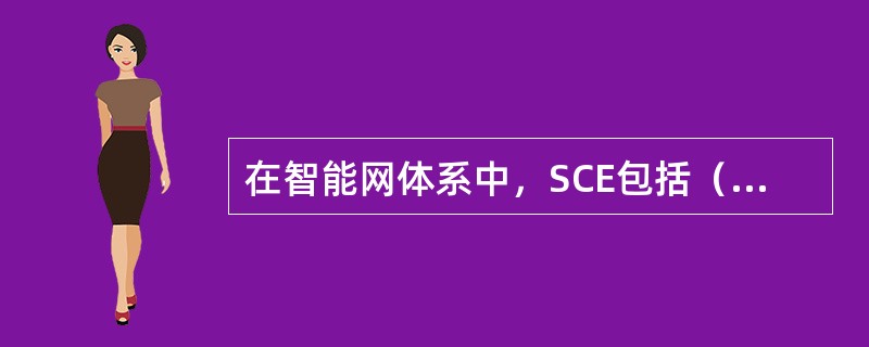 在智能网体系中，SCE包括（）功能。