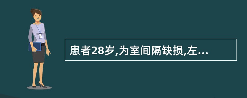 患者28岁,为室间隔缺损,左向右分流,用彩色多普勒技术检查分流血流,对仪器的调节