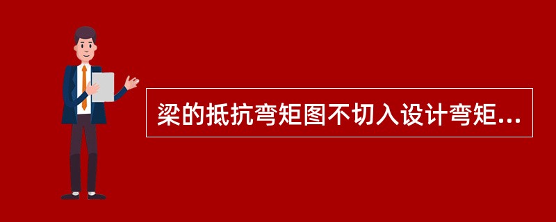 梁的抵抗弯矩图不切入设计弯矩图，可保证（）。