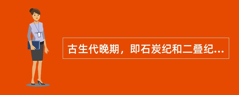 古生代晚期，即石炭纪和二叠纪，是裸子植物和爬行类繁盛的时代。（）