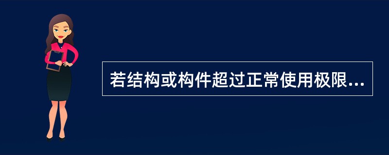 若结构或构件超过正常使用极限状态，将会损害其（）。