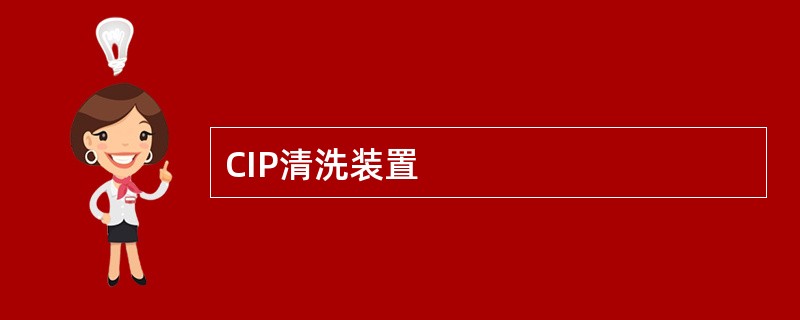 CIP清洗装置